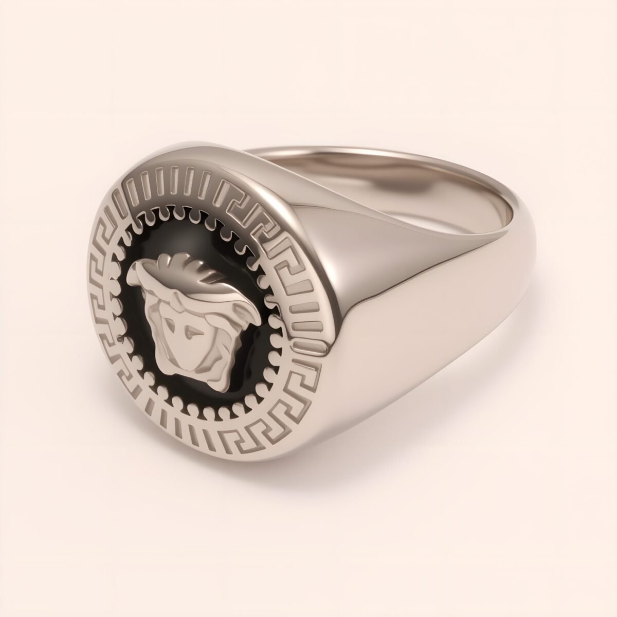 Men's Cool Medusa - themed Stainless Steel Ring | G002057G - Image 3