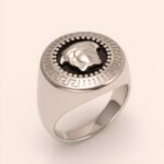 Men's Cool Medusa - themed Stainless Steel Ring | G002057G