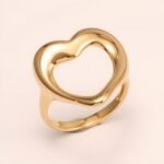 Heart - shaped Stainless Steel Ring - Romantic Couple Jewelry | G004959 - Image 3
