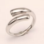 Double - arc Stainless Steel Ring - Stylish and Unisex | G00581 - Image 5