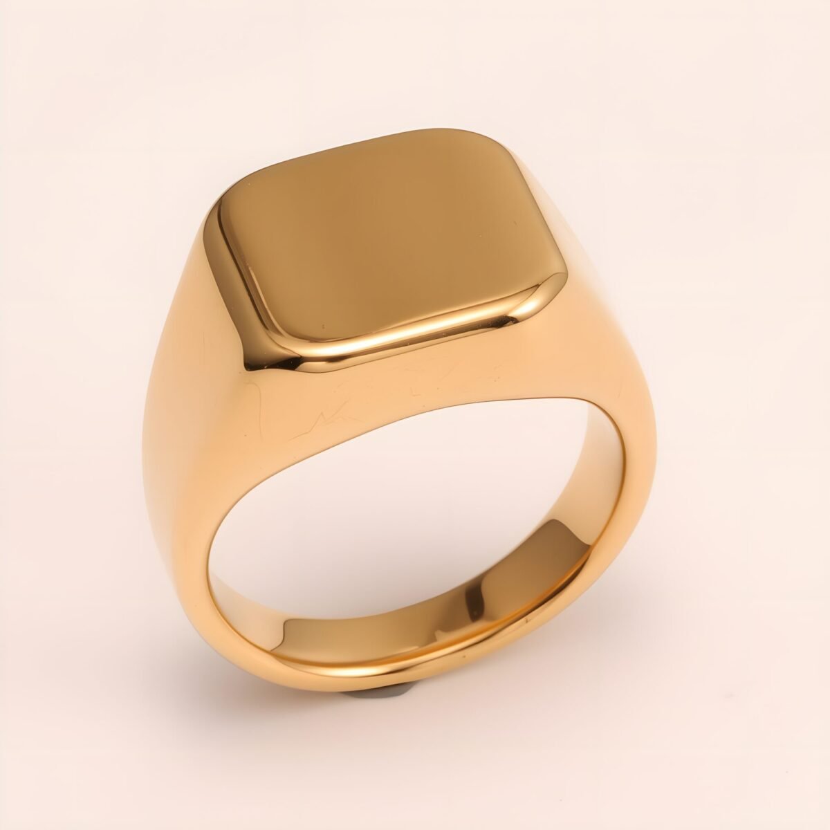 Minimalist Square Stainless Steel Ring - Stylish and Versatile for Men and Women | DZ38 - Image 3