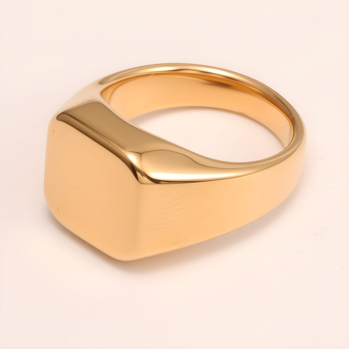Minimalist Square Stainless Steel Ring - Stylish and Versatile for Men and Women | DZ38 - Image 4