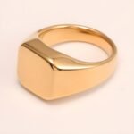 Minimalist Square Stainless Steel Ring - Stylish and Versatile for Men and Women | DZ38 - Image 4