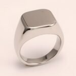 Minimalist Square Stainless Steel Ring - Stylish and Versatile for Men and Women | DZ38 - Image 5