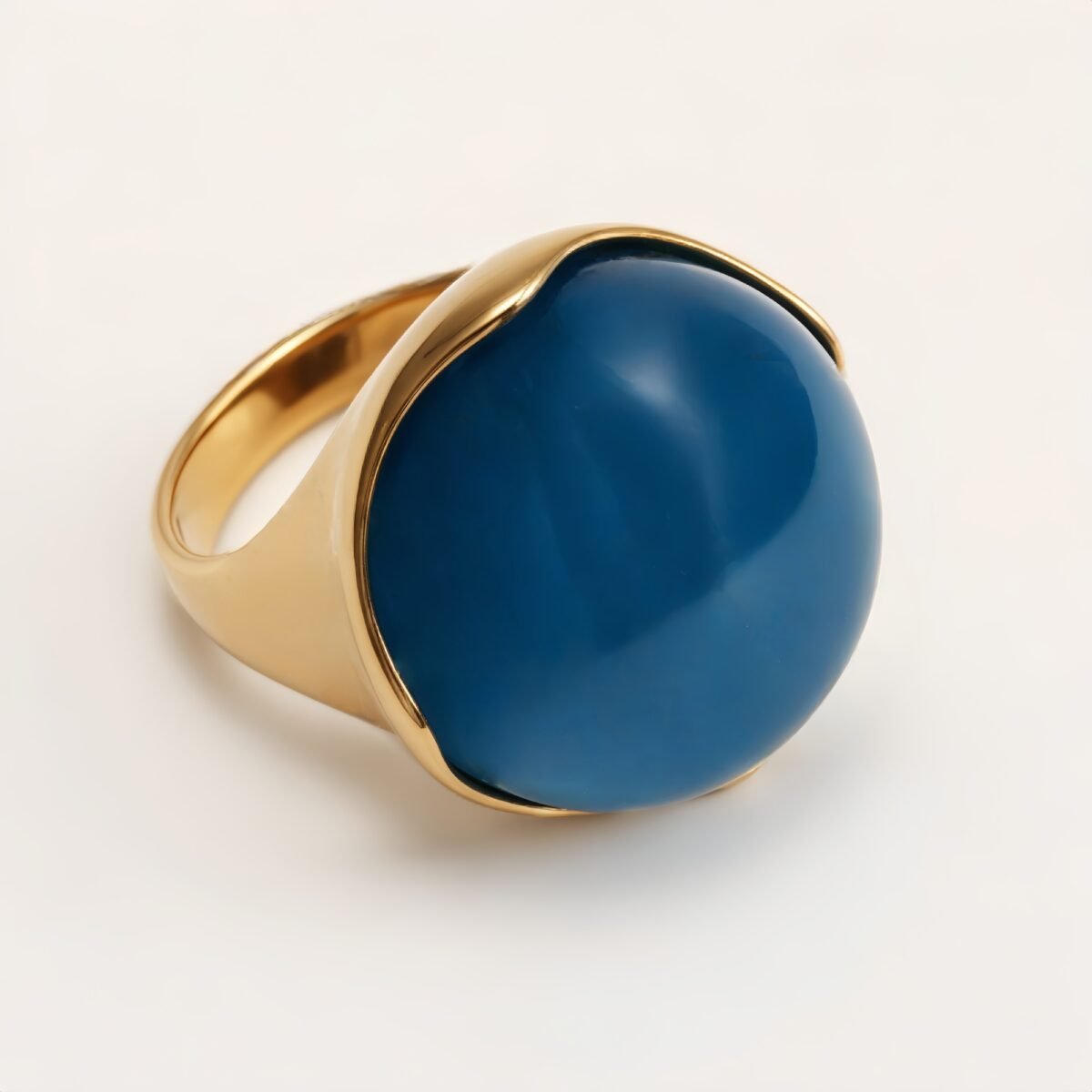 Multi - colored Gemstone Gold Ball Ring, Fashionable and Unique Women's Ring | BL87JS - Image 15