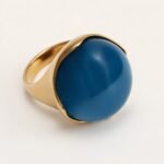 Multi - colored Gemstone Gold Ball Ring, Fashionable and Unique Women's Ring | BL87JS - Image 15