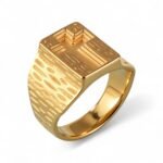 24k Gold Plated Cross Stainless Steel Men's Ring丨G002342