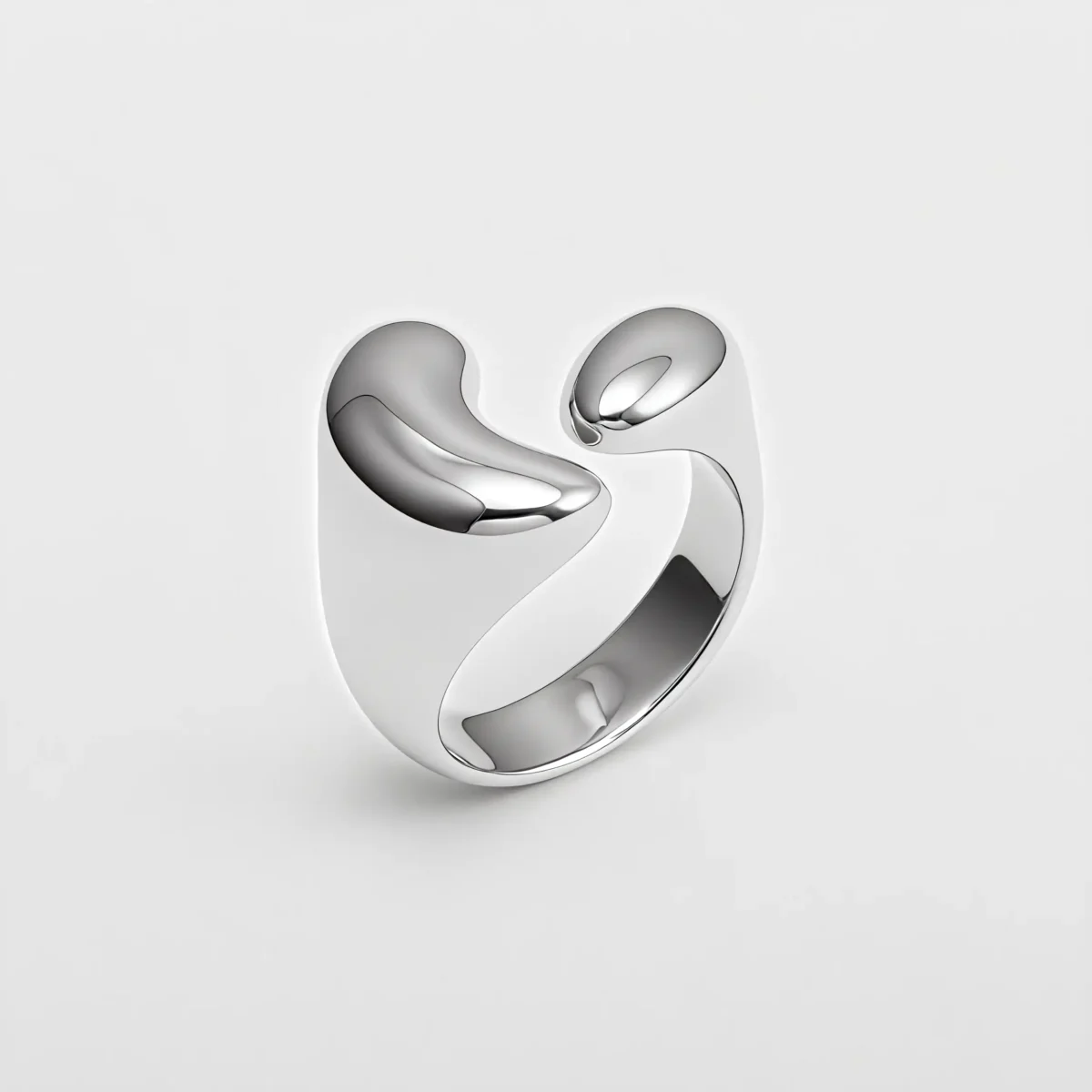 Simple Irregular Stainless Steel Women's Ring丨G004040 - Image 4