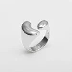 Simple Irregular Stainless Steel Women's Ring丨G004040 - Image 4