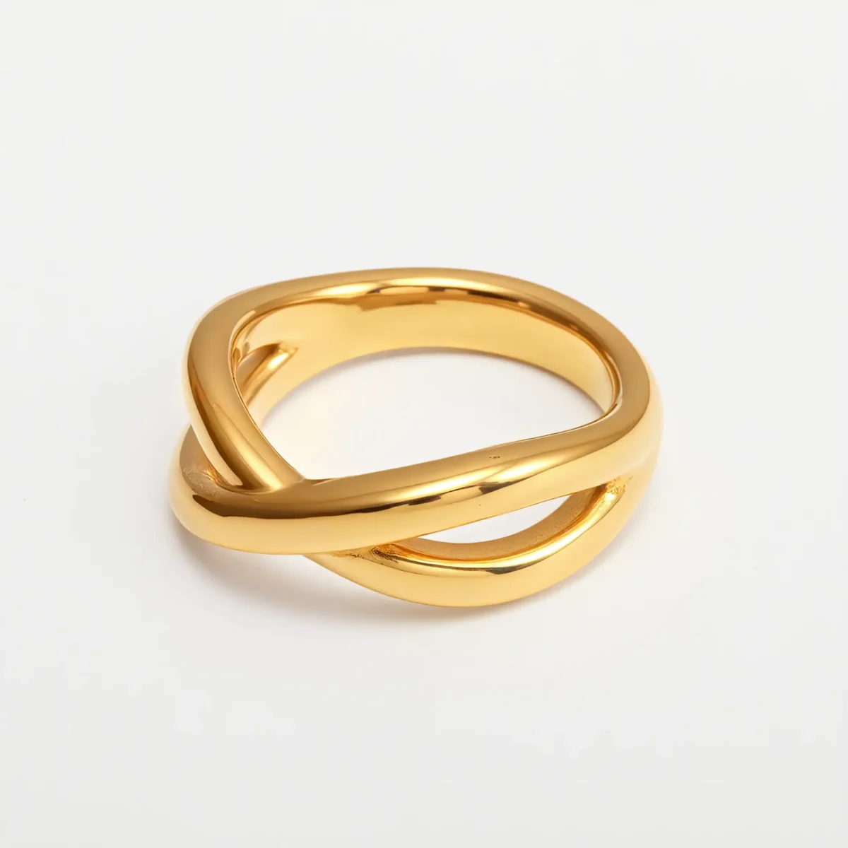 Women's Stainless Steel Interlaced Ring丨PL611 - Image 3