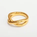 Women's Stainless Steel Interlaced Ring丨PL611 - Image 3