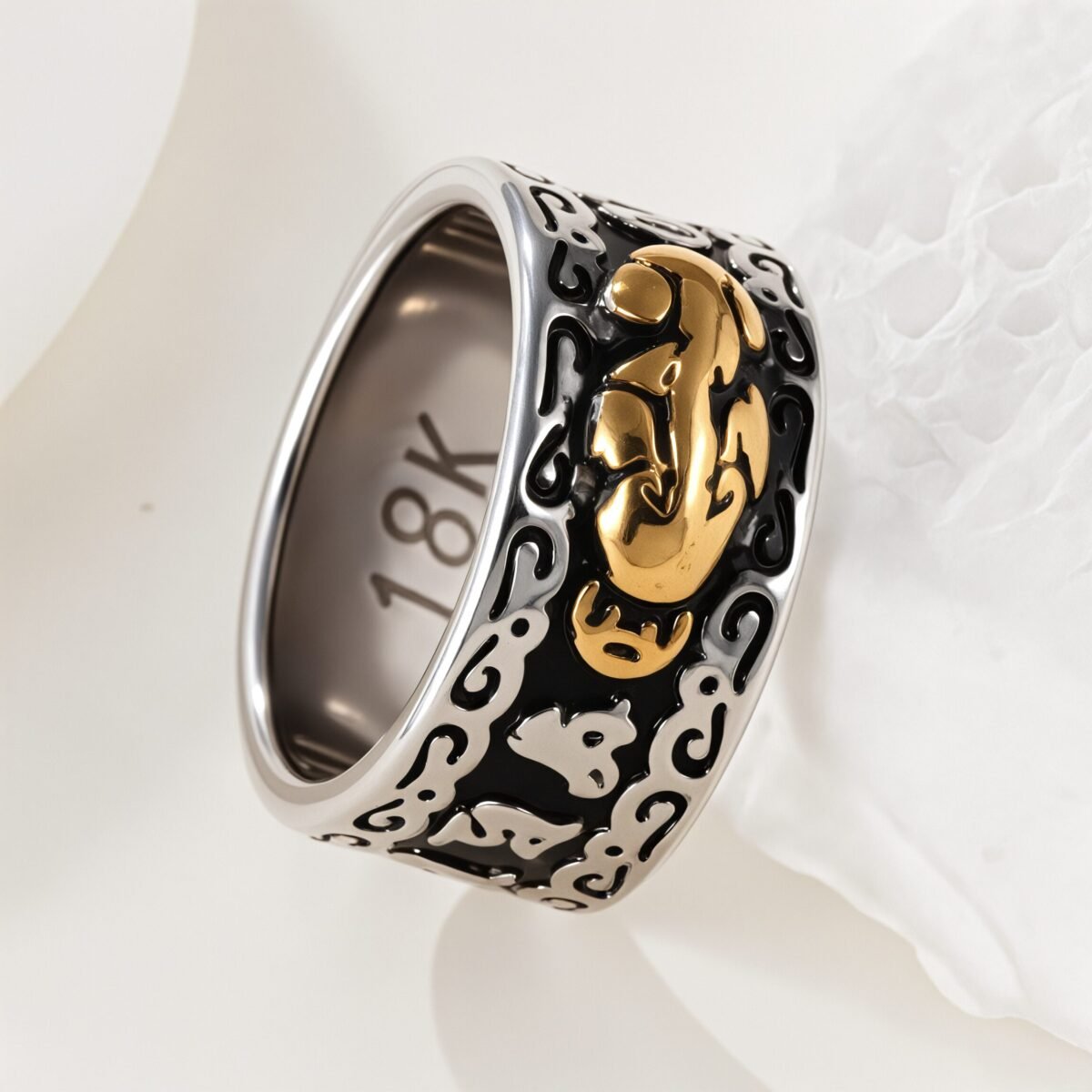 Feng Shui Pixiu Good Luck And Wealth Unisex Stainless Steel Ring丨CQSDZ-1 - Image 3