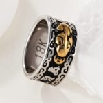 Feng Shui Pixiu Good Luck And Wealth Unisex Stainless Steel Ring丨CQSDZ-1 - Image 3