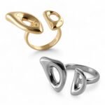 Modern Minimalist Design Ring Women's Stainless Steel Ring | G003985