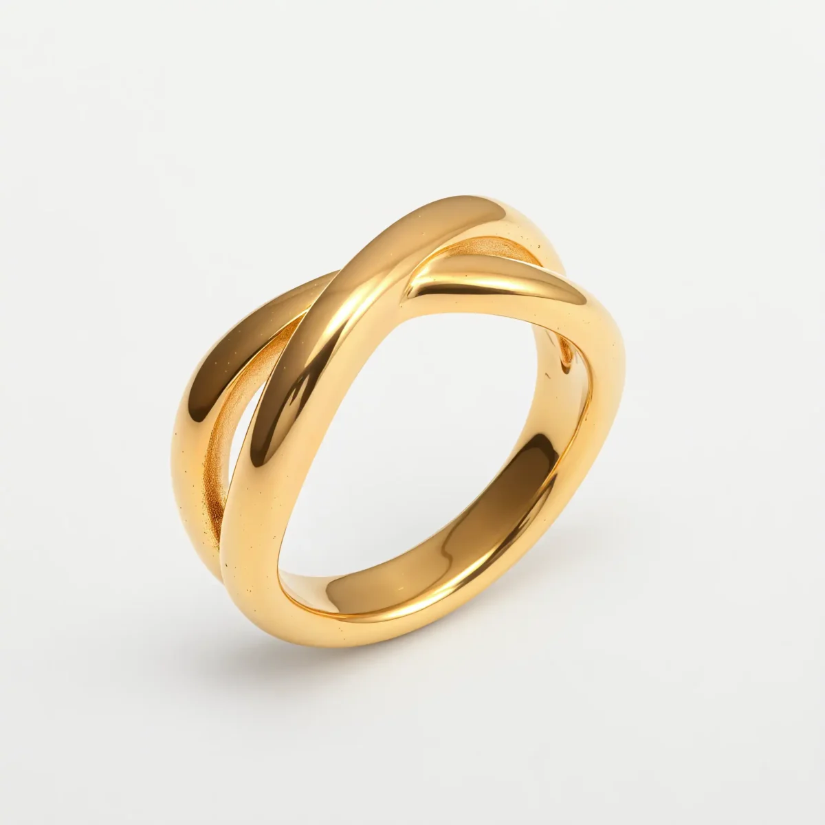 Women's Stainless Steel Interlaced Ring丨PL611 - Image 2