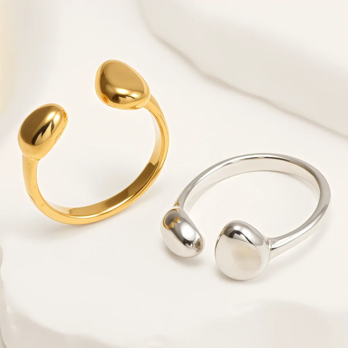 Vintage Twist Design Stainless Steel Women's Ring丨N00658 - Image 1