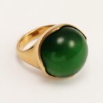 Multi - colored Gemstone Gold Ball Ring, Fashionable and Unique Women's Ring | BL87JS - Image 17