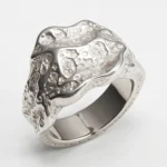 Creative Stone Pattern Design Stainless Steel Unisex Ring丨GB0712 - Image 4