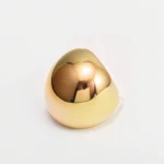 Simple Ball-Shaped Large Polished Stainless Steel Women's Ring丨ML0145 - Image 3