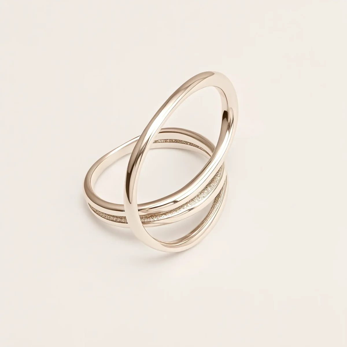 Modern Style Twisted Band Stainless Steel Women's Ring丨G004992 - Image 5