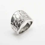 Fashion Irregular Texture Stainless Steel Women's Ring丨ML096 - Image 4