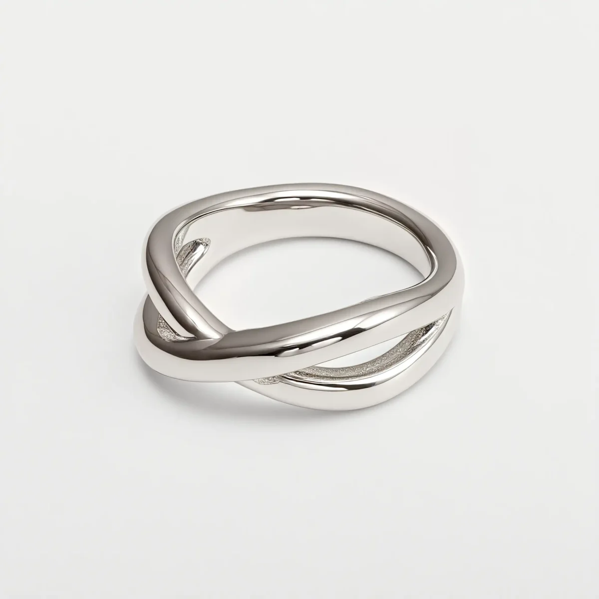 Women's Stainless Steel Interlaced Ring丨PL611 - Image 5