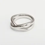 Women's Stainless Steel Interlaced Ring丨PL611 - Image 5