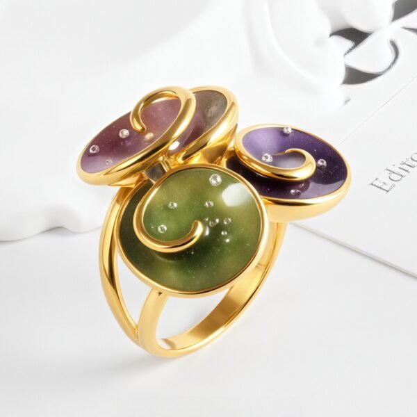 Multicolor Vintage Ring European Style Fashionable Jewelry for Women | G004503