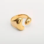 Simple Irregular Stainless Steel Women's Ring丨G004040 - Image 3