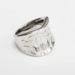 Fashion Irregular Texture Stainless Steel Women's Ring丨ML096 - Image 5