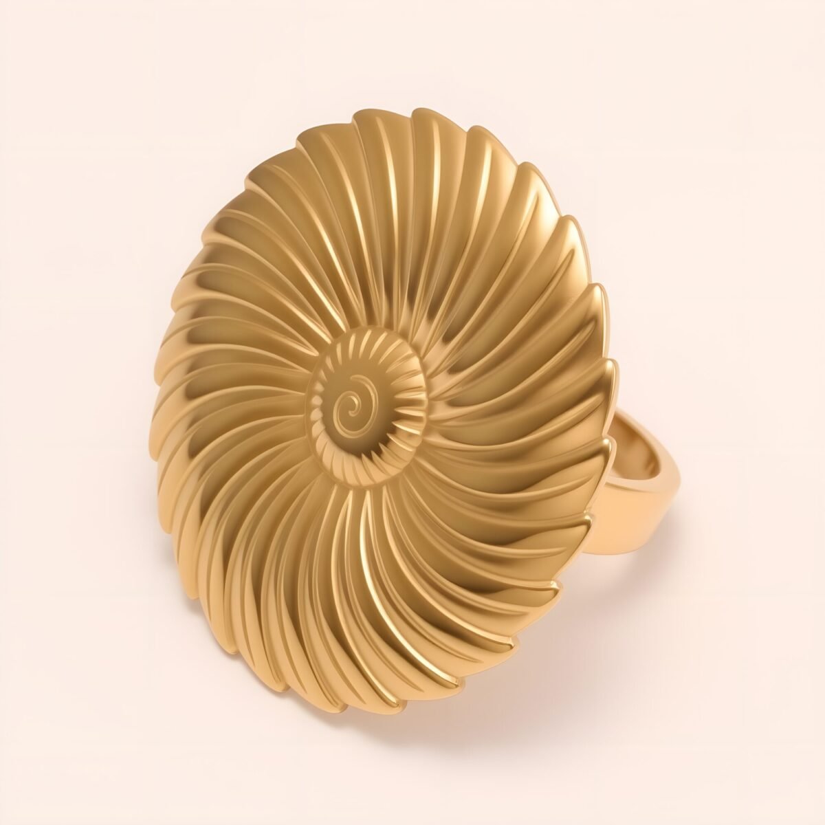 Stylish Women's Gold - and - Silver Spiral - shaped Ring | G005617 - Image 4