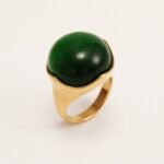Multi - colored Gemstone Gold Ball Ring, Fashionable and Unique Women's Ring | BL87JS - Image 18