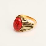 Vintage Style Assorted Stone Stainless Steel Men's Ring丨K00930J - Image 5