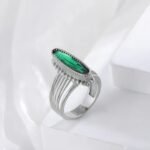 Vintage colored enamel stainless steel women's ring | BL2052 - Image 2
