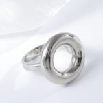Simple Fashion Circular Stainless Steel Women's Ring | G004047 - Image 6