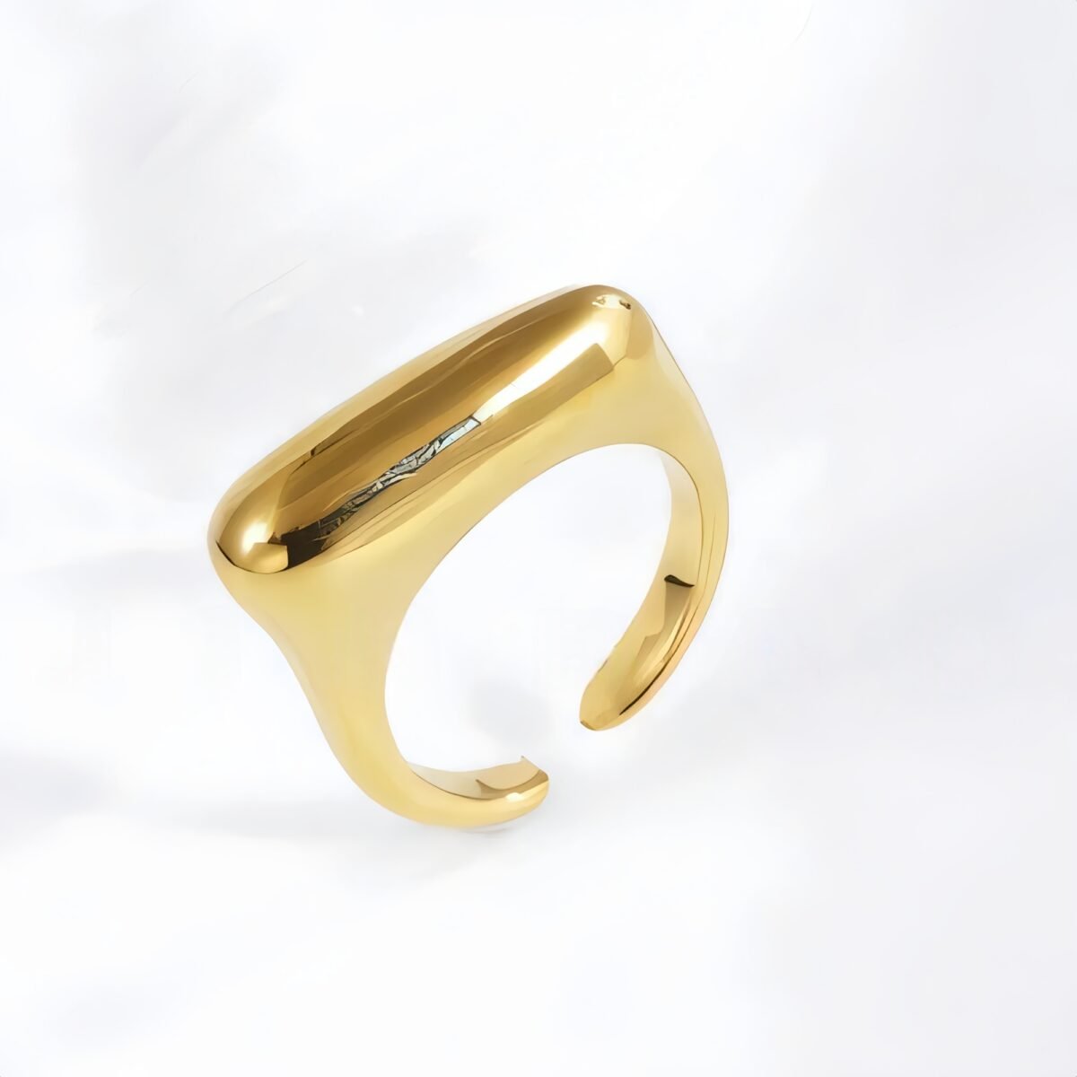 Simple Stainless Steel Ring Women's Ring | G004332-1 - Image 2