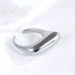 Simple Stainless Steel Ring Women's Ring | G004332-1 - Image 5