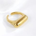 Simple Stainless Steel Ring Women's Ring | G004332-1 - Image 3