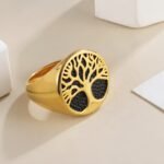 Stainless Steel Tree of Life Ring for Men and Women Vintage Classic Jewelry | A158 - Image 3